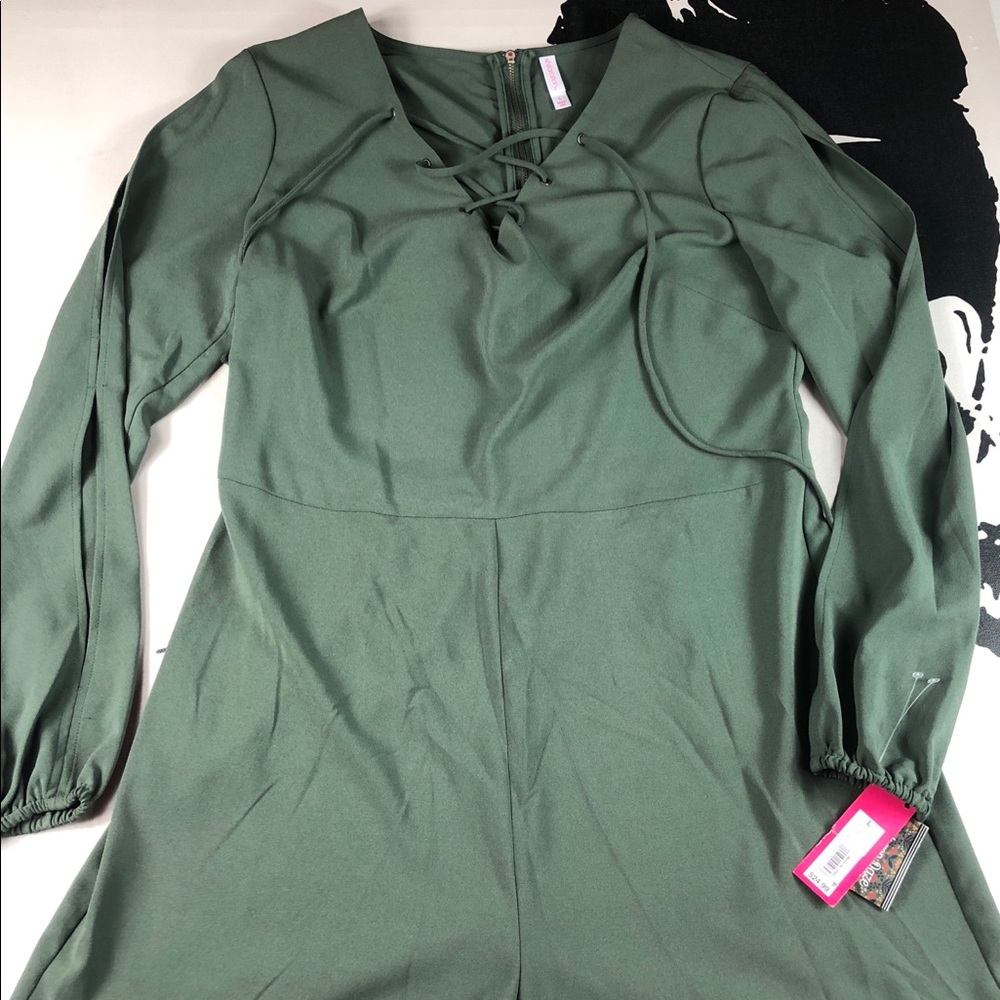 Xhilaration Juniors Olive Romper Shorts